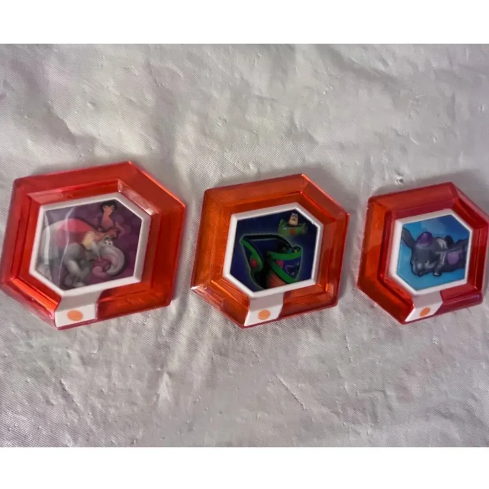 Disney Infinity 1.0 - Power Disc Lot - Case and 18 Discs